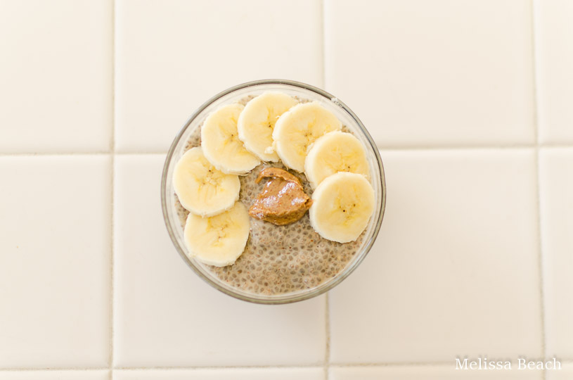 Chia Seed Puddings – Caramel Latte & Nut Butter Banana